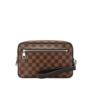 Pre-Loved Louis Vuitton Damier Ebene Kasai Clutch